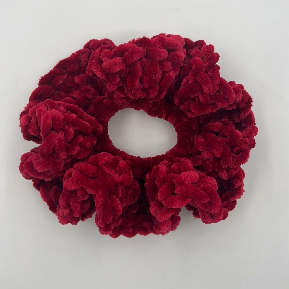 Wholesale 10 Oversized Scrunchies Hair Ties Crochet Handmade Mystery Colors - Picture 5 of 16